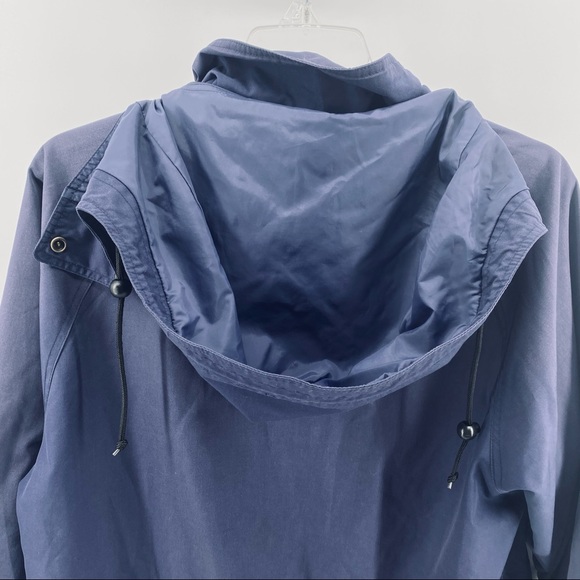 Eddie Bauer Blue Zip Snap Nylon Lined Jacket - Picture 10 of 16